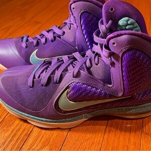 Nike LeBron 9 size 11.5 (Summit Lake Hornets)